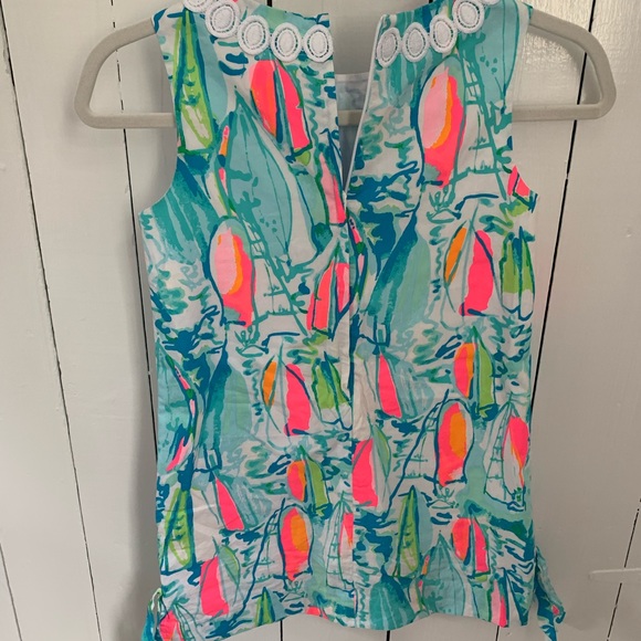 Girls Little Lily Classic Shift Dress - Picture 4 of 6